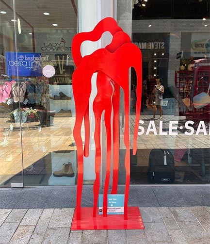 Red Stalactites, Sculpture, Eti More